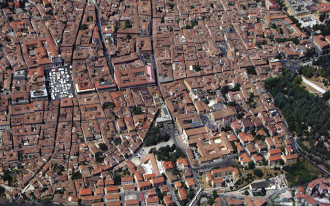 veduta aerea de L'Aquila