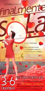 locandina dello spettacolo teatrale Finalmente sola a Roma