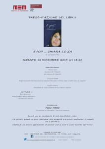 presentazione E poi... Chiara lo sa alla MEM di Cagliari