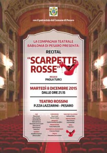 locandina scarpette rosse pesaro