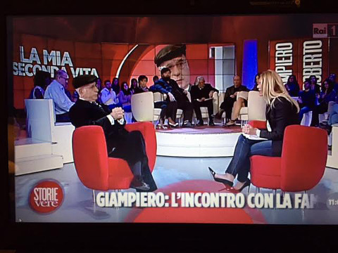 Giampiero Maccioni ospite al programma di Raiuno Storie vere