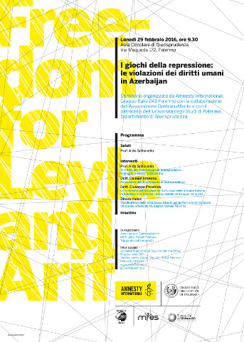 seminario di Amnesty International Italia con Dinara Yunus