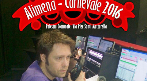 locandina del Carnevale ad Alimena con dj Gigi Cutrì