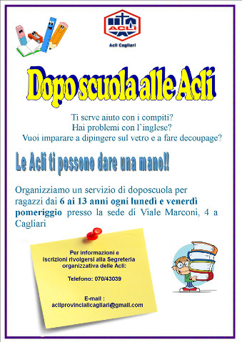 doposcuola delle Acli Cagliari