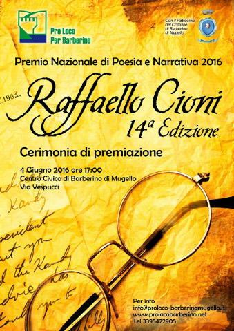 Premio di poesia Raffaello Cioni 2016