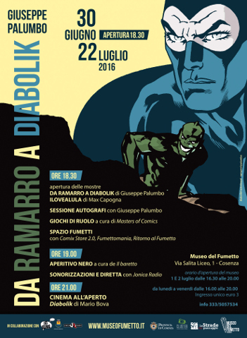 La mostra Da Ramarro a Diabolik a Cosenza
