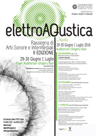 La rassegna ElettroAQustica a L'Aquila