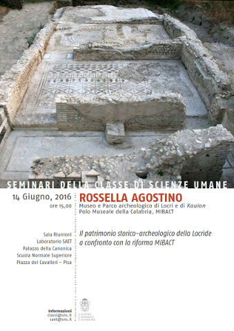 seminario a Pisa sul patrimonio storico-archeologico della Locride