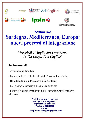 il seminario Sardegna, Mediterraneo, Europa a Cagliari