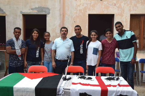 delegazione palestinese a Monserrato