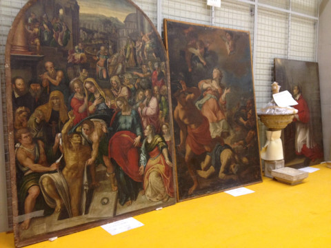 opere d'arte danneggiate dal sisma