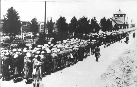 ebree in marcia a Ravensbruk