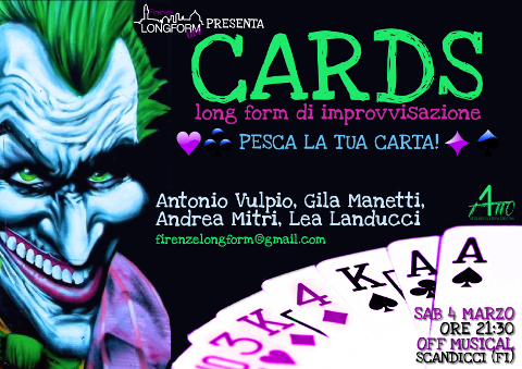 spettacolo teatrale cards a scandicci