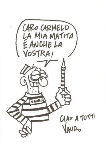 vignetta di Vauro per i detenuti