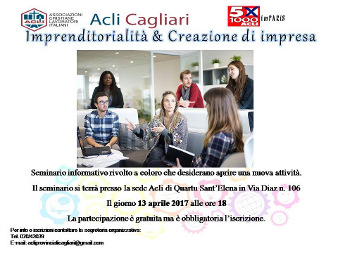 corso di imprenditorialità e creazione di impresa a Quartu