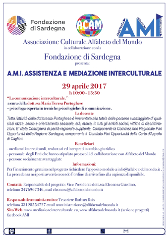 Seminario su comunicazione interculturale a Cagliari