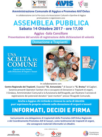 assemblea ad aggius su donazione di organi
