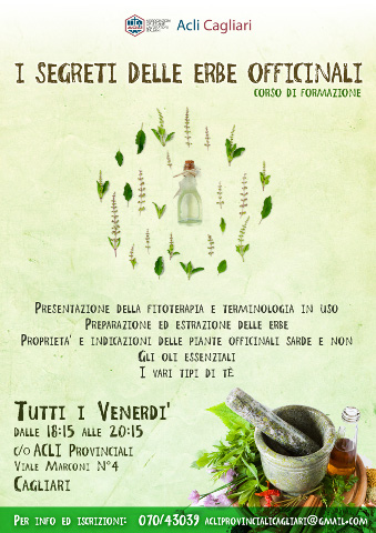 corso sulle piante officinali a Cagliari