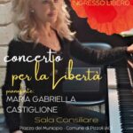 Il 25 Aprile a Pizzoli (Aq) “Solo Piano per la Libertà” recital di M. Gabriella Castiglione